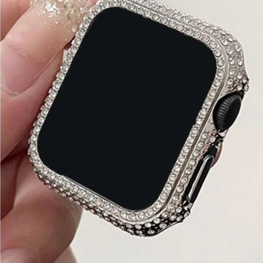 Luxury Silver Apple Watch Bumper Case